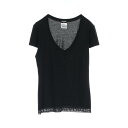 シャネル CHANEL カットソー 衣料品 トップス コットン レディース ブラック系 P41322 【中古】