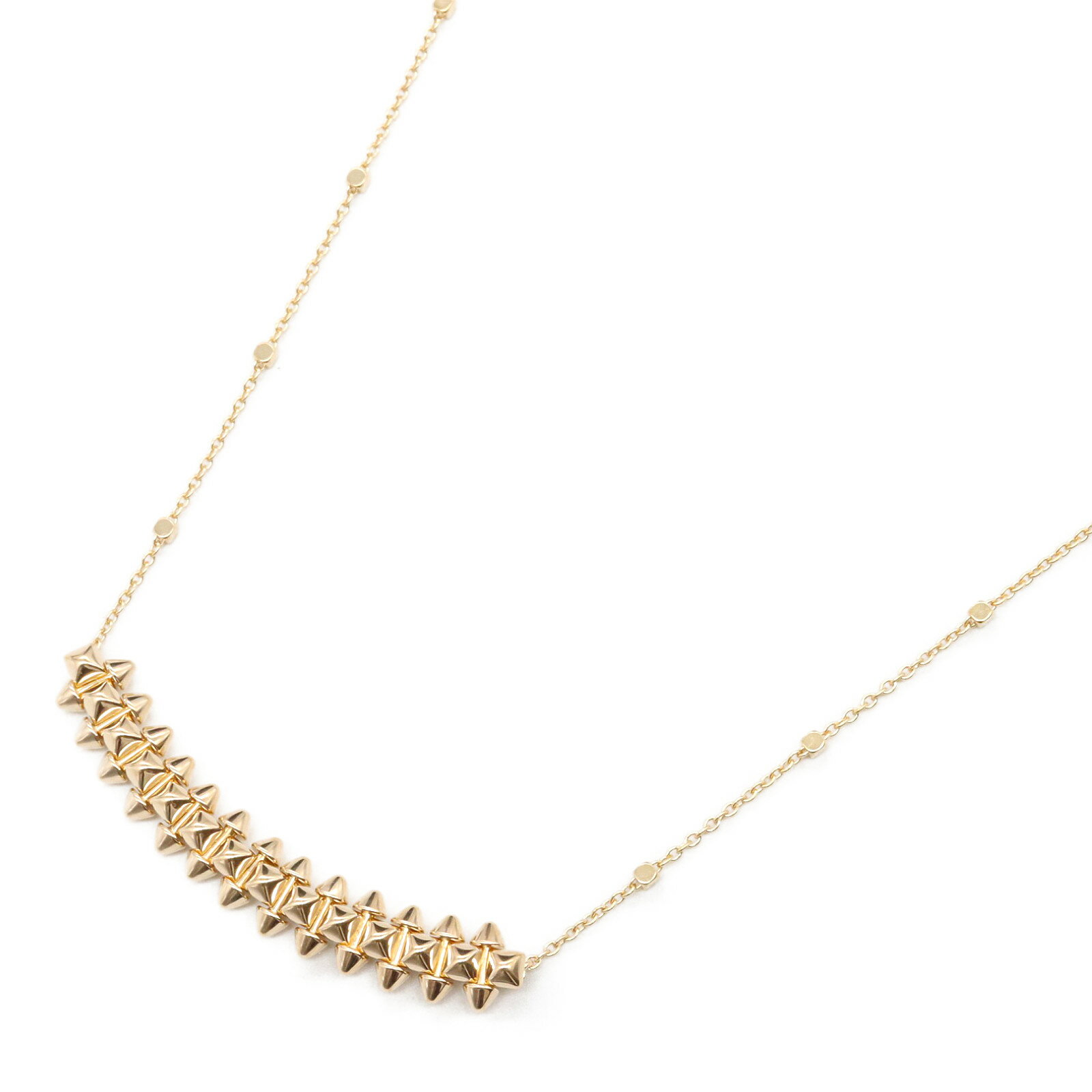 【5％OFFクーポン対象】カルティエ CARTIER クラッシュドゥカルティエ ネックレス ネックレス ジュエリー K18PG（ピンクゴールド） レディース ゴールド系 【中古】のサムネイル