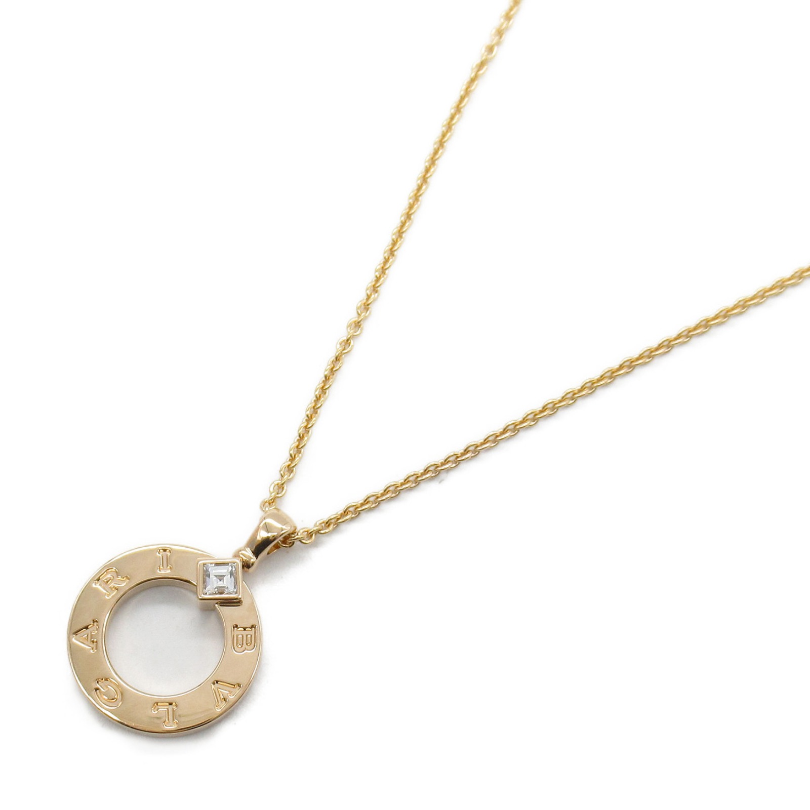 【10%OFFクーポン対象】ブルガリ BVLGARI ブルガリブルガリネックレス ダイヤ ネックレス ジュエリー K18PG(ピンクゴールド) ダイヤモンド メ...