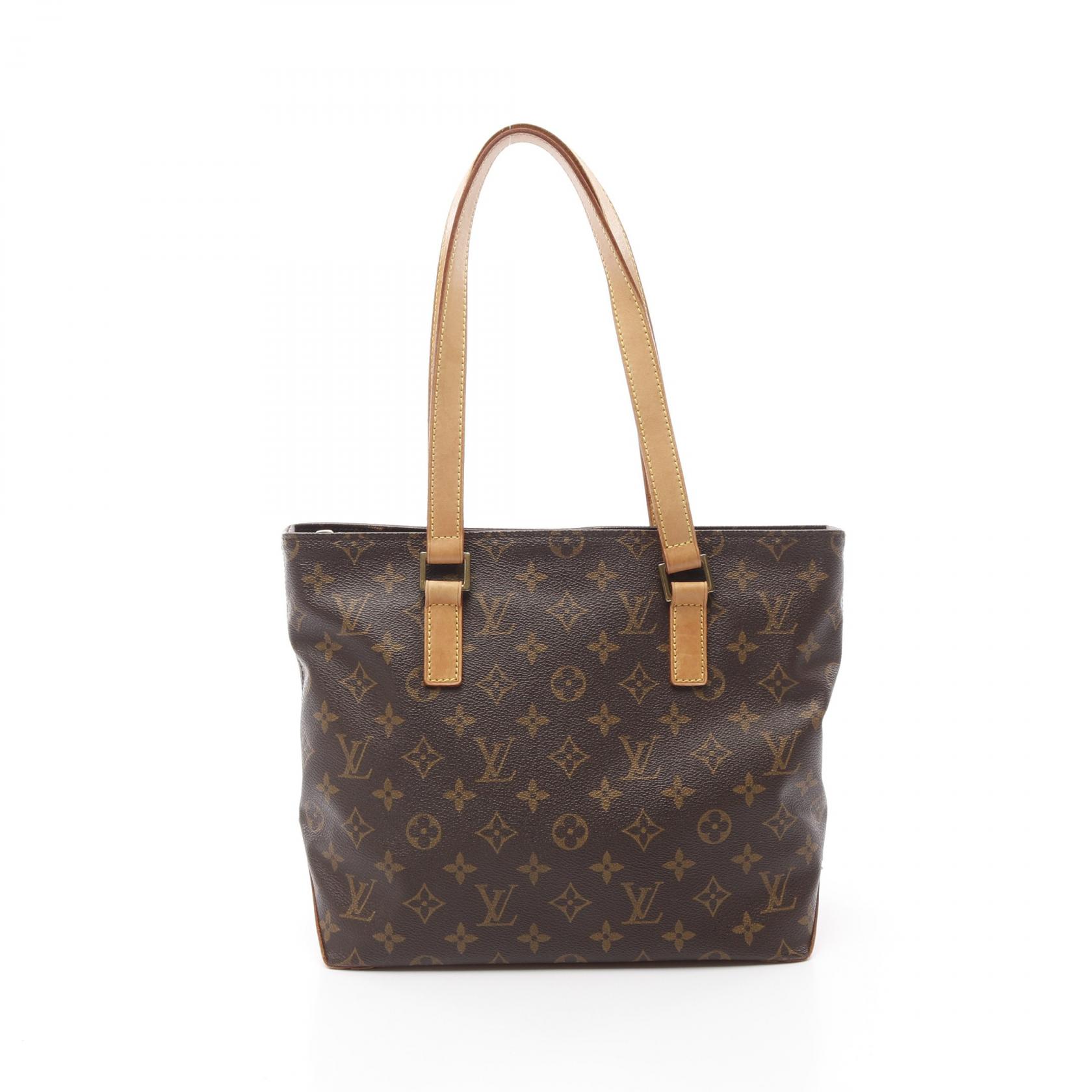 【15％OFFクーポン対象】ルイ・ヴィトン LOUIS VUITTON カバピアノ ショルダーバッグ バッグ PVCコーティングキャンバス レザー モノグラム レディース ブラウン系 M51148 【中古】