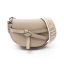 【7%OFFクーポン×P5倍】ロエベ LOEWE ゲート デュアルバッグ ミニ ショルダーバッグ バッグ レザー レディース ベージュ系 A650N46X13 【中古】