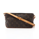 【10%OFFクーポン対象】ルイ・ヴィトン LOUIS VUITTON トロター ショルダーバッグ バッグ PVCコーティングキャンバス レザー モノグラム レディース ブラウン系 M51240 【中古】(4)