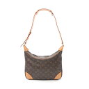 【7%OFFクーポン×P5倍】ルイ・ヴィトン LOUIS VUITTON ブローニュPM ショルダーバッグ バッグ PVCコーティングキャンバス レザー モノグラム レディース ブラウン系 M51265 【中古】
