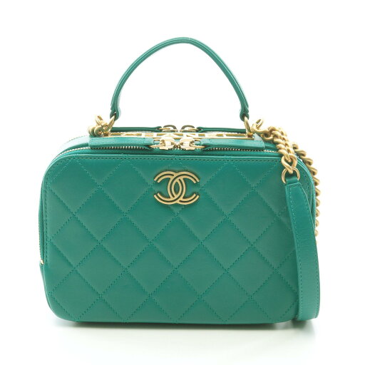 【15%OFFクーポン対象】シャネル CHANEL マトラッセ ショルダーバッグ バッグ ラムスキン(羊革) レディース グリーン系 【中古】 【15%OFFクーポン対象】シャネル CHANEL マトラッセ ショルダーバッグ バッグ ラムスキン(羊革) レディース グリーン系 【中古】
