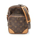 【5%OFFクーポン対象】ルイ・ヴィトン LOUIS VUITTON アマゾン ショルダーバッグ バッグ PVCコーティングキャンバス レザー モノグラム レディース ブラウン系 M45236 【中古】