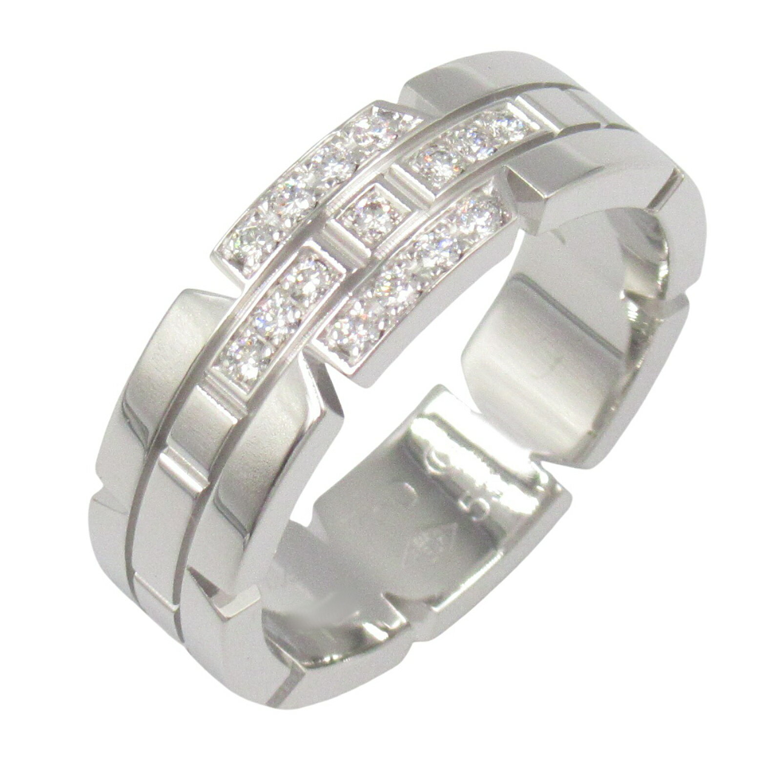 カルティエ CARTIER タンクフランセーズ ダイヤ リング リング・指輪 ジュエリー K18WG ...