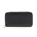 ルイ・ヴィトン LOUIS VUITTON ジッピーウォレット エピエレクトリック ノワール ラウンド長財布 財布 レザー メンズ レディース ブラック系 M6007N 【中古】