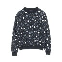 【5%OFFクーポン対象】ルイ・ヴィトン LOUIS VUITTON LOUIS VUITTON × yayoi kusama ドットモノグラム スウェット 衣料品 トップス コットン メンズ ブラック系 / グレー系 / ホワイト系 RM231H IHN HOY26W 【中古】
