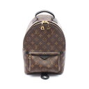 【5%OFFクーポン対象】ルイ・ヴィトン LOUIS VUITTON パームスプリングス バックパックPM モノグラム リュックサック バックパック バッグ PVCコーティングキャンバス レザー レディース ブラウン系 / ブラック系 M44871 【中古】