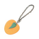 【20%OFFクーポン対象】エルメス HERMES チャーム アクセサリー レザー レディース オレンジ系 / グリーン系 【中古】
