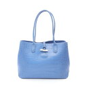 【15%OFFクーポン対象】ロンシャン Longchamp ROSEAU ロゾ トートバッグ ハンドバッグ バッグ レザー レディース ブルー系 2686858564 【中古】