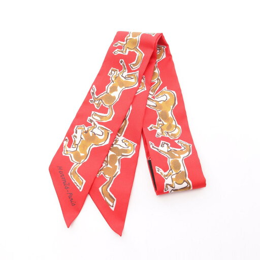 【15%OFFクーポン対象】エルメス HERMES ツイリー CHEVAUX EN LIBERTE スカーフ 衣料品 シルク シルク レディース レッド系 【中古】 【15%OFFクーポン対象】エルメス HERMES ツイリー CHEVAUX EN LIBERTE スカーフ 衣料品 シルク シルク レディース レッド系 【中古】