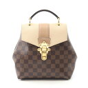 【7%OFFクーポン対象】ルイ・ヴィトン LOUIS VUITTON クラプトン ダミエエベヌ クレーム リュックサック バックパック バッグ PVCコーティン...