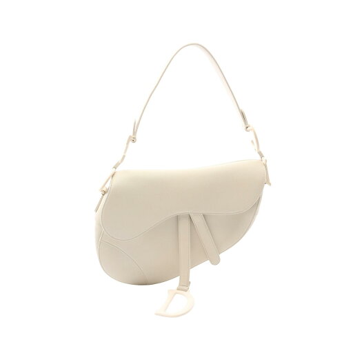 【5%OFFクーポン対象】ディオール Dior SADDLE サドル ハンドバッグ バッグ レザー レディース ホワイト系 【中古】 【5%OFFクーポン対象】ディオール Dior SADDLE サドル ハンドバッグ バッグ レザー レディース ホワイト系 【中古】