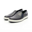 【10%OFFクーポン対象】ベルルッティ Berluti スクリット スリッポン 靴 レザー メンズ ネイビー系 【中古】