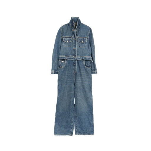 【5%OFFクーポン対象】プラダ PRADA デニム ジャンプスーツ ツナギ 衣料品 コットン レディース ブルー系 GFZ017 【中古】 【5%OFFクーポン対象】プラダ PRADA デニム ジャンプスーツ ツナギ 衣料品 コットン レディース ブルー系 GFZ017 【中古】