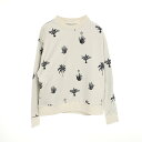 【5%OFFクーポン対象】ジルサンダー JIL SANDER Palm Tree Intarsia スウェット 衣料品 トップス ポリエステル メンズ アイボリー系 / ネイビー系 J22GU0105 【中古】