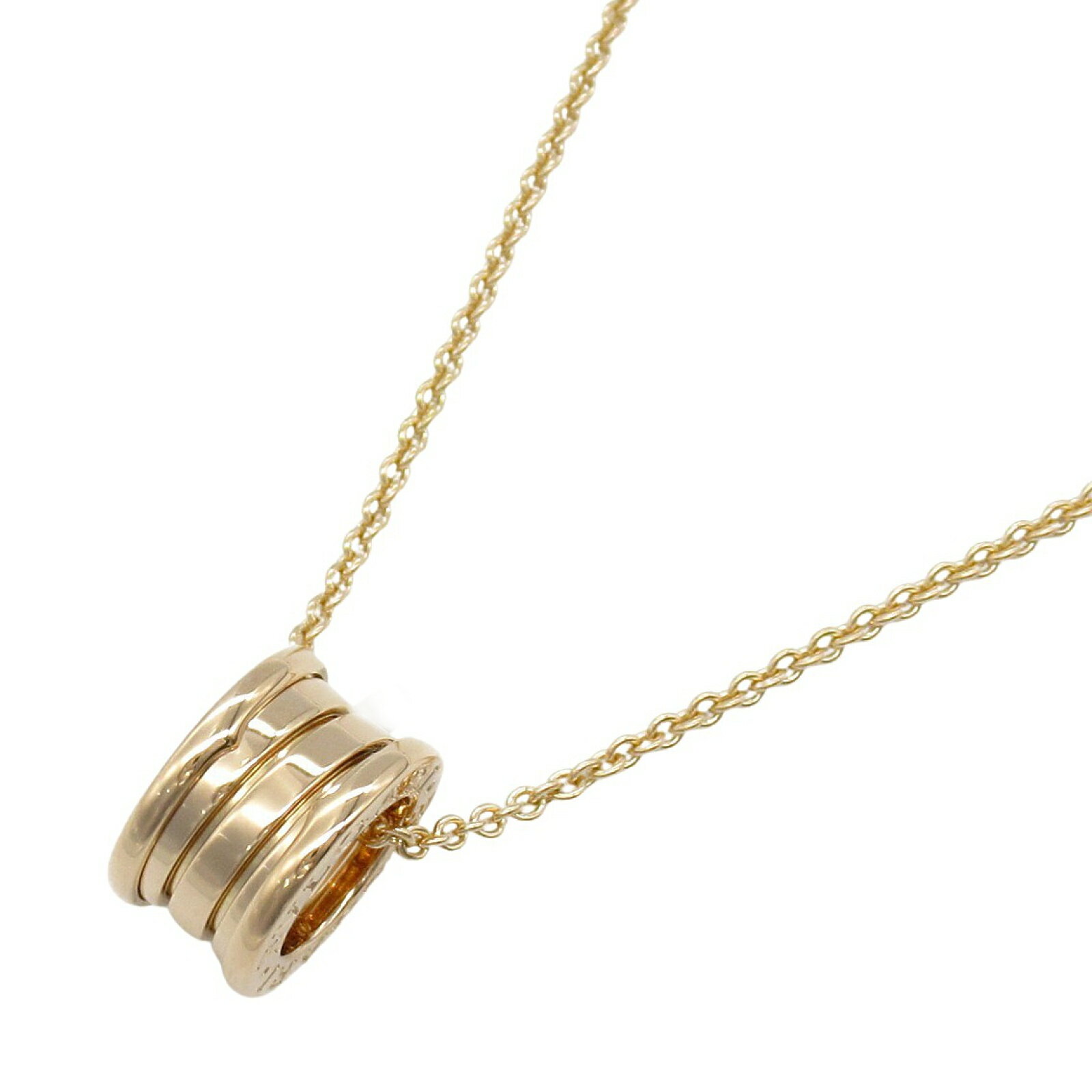 【まとめ買い10%OFF対象】ブルガリ BVLGARI B-zero1 ビーゼロワン ネックレス ネックレス ジュエリー K18PG（ピンクゴールド） メンズ レディース ゴールド系 【中古】