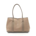 【7千円OFFクーポン】エルメス HERMES ガーデンパーティPM ロング トートバッグ バッグ キャンバス レザー トワルオフィシエ / ネゴンダ トワルオフィシエ レディース ベージュ系 【中古】(4)
