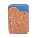 エルメス HERMES MagSafe エマン タコ カードケース アクセサリー ヴォースイフト ヴォースイフト レディース ブラウン系 / ブルー系 【中古】