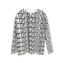 【5%OFFクーポン対象】フェンディ FENDI FENDI × MARC JACOBS スウェット 衣料品 トップス レーヨン ナイロン メンズ ホワイト系 / ブラック系 FZX960 【中古】
