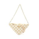 【7千円オフor2点以上で10%OFF】プラダ PRADA トライアングル TRIANGOLO JACQU ショルダーバッグ バッグ キャンバス レザー レディ...