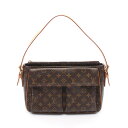 ルイ・ヴィトン LOUIS VUITTON ヴィバシテGM モノグラム ショルダーバッグ バッグ PVCコーティングキャンバス レザー レディース ブラウン系 M51163 【中古】
