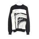 【5%OFFクーポン対象】エルメス HERMES ツイルレーヌ ニット 衣料品 トップス カシミヤ シルク シルク レディース ブラック系 / ホワイト系 【中古】
