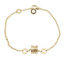 ブルガリ BVLGARI B-zero1 ビーゼロワン エレメント ブレスレット ブレスレット アクセサリー K18(イエローゴールド) メンズ レディース ゴ...