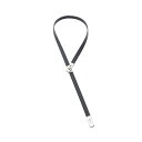 【10%OFFクーポン×P5倍】エルメス HERMES タイネックレス ケリー チョーカー アクセサリー レザー レディース ブラック系 【中古】