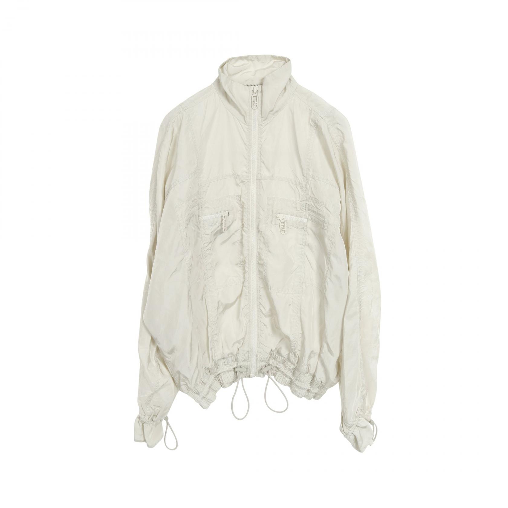 【10%OFFクーポン×P5倍】フェンディ FENDI FENDI × MARC JACOBS 衣料品 アウター レーヨン レディース ホワイト系 FJ7504 【中古】