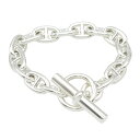 エルメス HERMES シェーヌダンクルMM ブレスレット 15コマ ブレスレット アクセサリー シルバー925 メンズ レディース シルバー系 【中古】