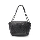 【3万円オフor2点以上で10%OFF】シャネル CHANEL ココマーク ショルダーバッグ バッグ ラムスキン(羊革) レディース ブラック系 【中古】