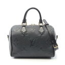 【15%OFFクーポン対象】ルイ・ヴィトン LOUIS VUITTON スピーディ バンドリエール25 ハンドバッグ バッグ レザー モノグラム・アンプラント レディース ブラック系 M58951 【中古】(4)