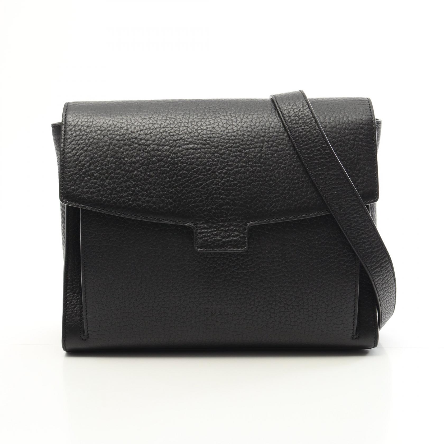 【15％OFFクーポン対象】フルラ Furla ショルダーバッグ バッグ レザー メンズ ブラック系 MB00076 BX0319 O6000 【中古】