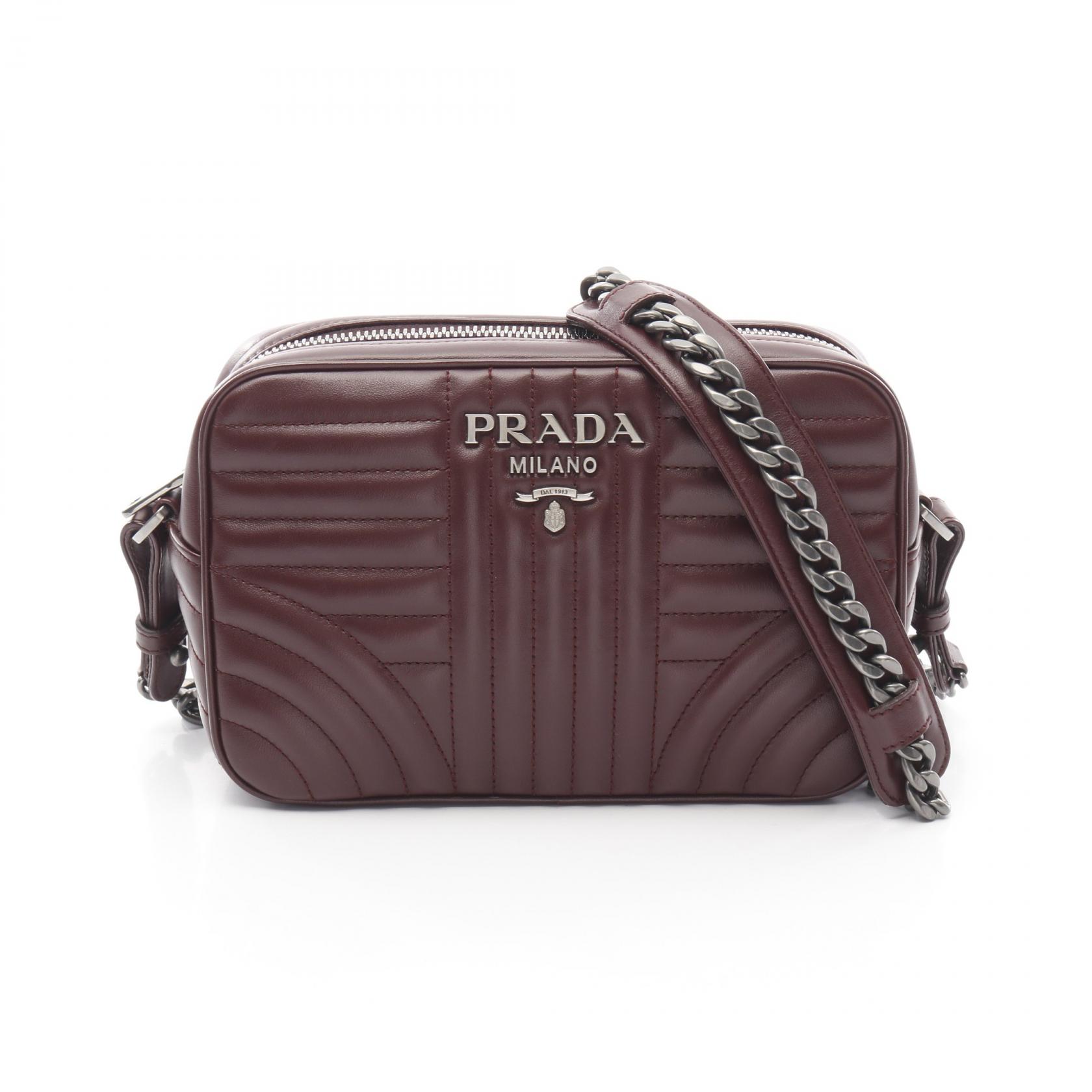 関税込【PRADA】ショルダーバッグ ボルドー 楽天市場】ボルドー(ブランドプラダ)(レディースバッグ