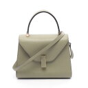 【15%OFFクーポン対象】ヴァレクストラ Valextra ミニ イジィデ ハンドバッグ バッグ レザー レディース カーキ系 WBES0036028LOC9...