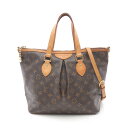 【15%OFFクーポン対象】ルイ・ヴィトン LOUIS VUITTON パレルモPM モノグラム ハンドバッグ バッグ PVCコーティングキャンバス レザー レ...