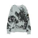 【5%OFFクーポン対象】ストーンアイランド STONE ISLAND EARTH MAPPING CAMO SWEAT スウェット 衣料品 トップス コットン メンズ グリーン系 / ブラック系 【中古】