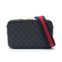 グッチ GUCCI GGスプリーム ショルダーバッグ バッグ PVCコーティングキャンバス レザー メンズ ブラック系 792456FADJA1042 【新品】