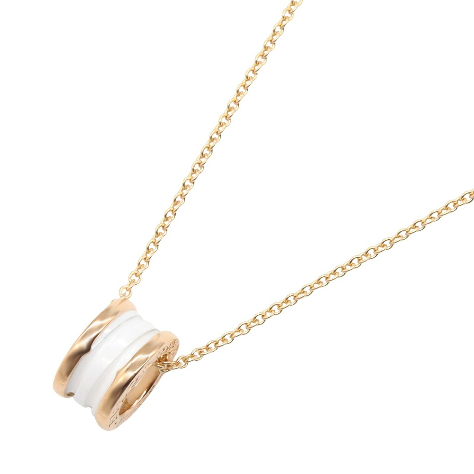 【10%OFFクーポン対象】ブルガリ BVLGARI B-zero1 ビーゼロワン ネックレス セラミック ネックレス ジュエリー K18PG(ピンクゴールド)...