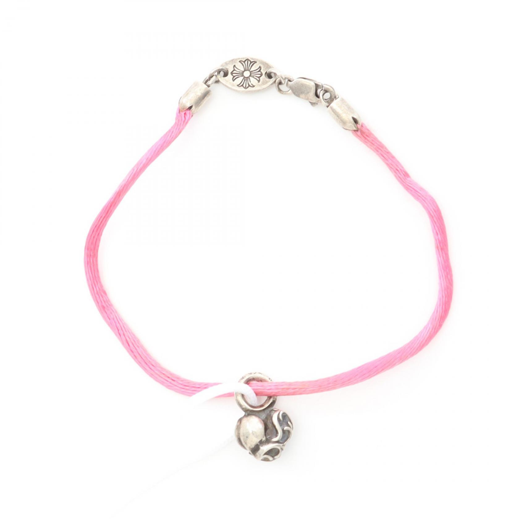 クロムハーツ CHROME HEARTS ケーゼット スタースタック ブレスレット アクセサリー シルバー925 シルク メンズ ピンク系 / シルバー系 - ...