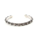 【10%OFFクーポン対象】クロムハーツ CHROME HEARTS クロスバンド バングル アクセサリー シルバー925 メンズ シルバー系 【中古】