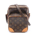【5%OFFクーポン対象】ルイ・ヴィトン LOUIS VUITTON アマゾン ショルダーバッグ バッグ PVCコーティングキャンバス レザー モノグラム レディース ブラウン系 M45236 【中古】