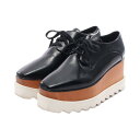 【2点以上で10%OFF対象】ステラマッカートニー Stella McCartney エリス カジュアルシューズ 靴 フェイクレザー レディース ブラック系 -...
