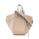【10%OFFクーポン対象】ロエベ LOEWE ハンモックバッグ スモール ハンドバッグ バッグ レザー レディース ベージュ系 A538S35X18 【中古】