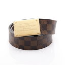 【3千円オフor2点以上で10%OFF】ルイ・ヴィトン LOUIS VUITTON サンチュール ネオアンヴァントゥール ダミエ ベルト 衣料品 PVC メンズ...
