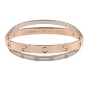 【3万円OFFクーポン対象】カルティエ CARTIER ラブブレス 12PD ブレスレット アクセサリー K18PG(ピンクゴールド) K18WG(ホワイトゴー...