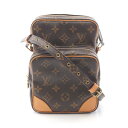 【5%OFFクーポン対象】ルイ・ヴィトン LOUIS VUITTON アマゾン モノグラム ショルダーバッグ バッグ PVCコーティングキャンバス レザー レディース ブラウン系 M45236 【中古】