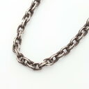 【10%OFFクーポン対象】クロムハーツ CHROME HEARTS ペーパーチェーン 20インチ ネックレス ジュエリー Ag925 メンズ シルバー系 【中...